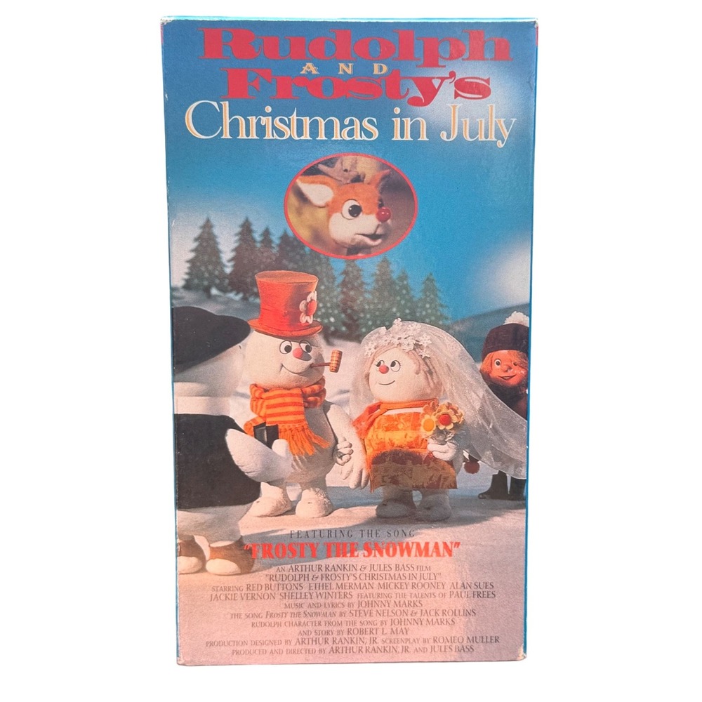 Warner Home Video Rudolph and Frosty's Christmas in July VHS 1992 Rankin Bass